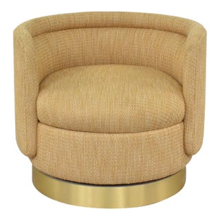 ModShop Chubby Occasional Swivel Lounge Chair For Sale