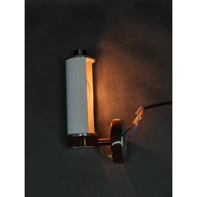 Czech Adjustable Wall Light in Lacquered Metal by Napako, 1960s For Sale - Image 3 of 12