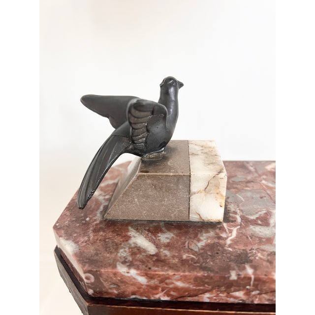 1920s Art Deco Table Lamp With Silk Embellished Fringe Shade For Sale - Image 17 of 18