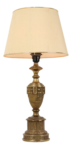 Classic Empire French Brass Table Lamp, 1950s