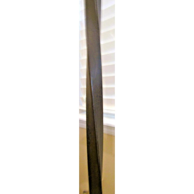 Fine Art Lamps Handcrafted Castile Collection Wrought Iron Floor Lamp With Shade For Sale - Image 10 of 15