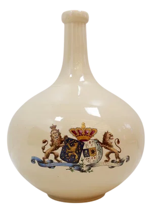 Large Wine Carafe Decorated with the Coats of Arms