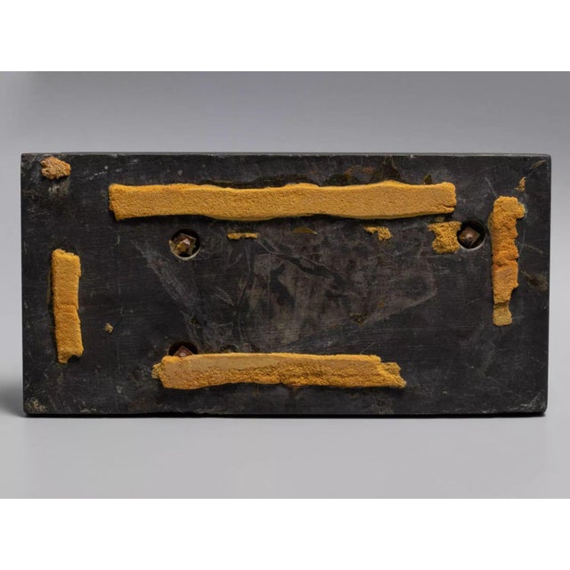 19th Century English Bronze Mastiff Dog Figure on a Stone Stand For Sale - Image 9 of 10