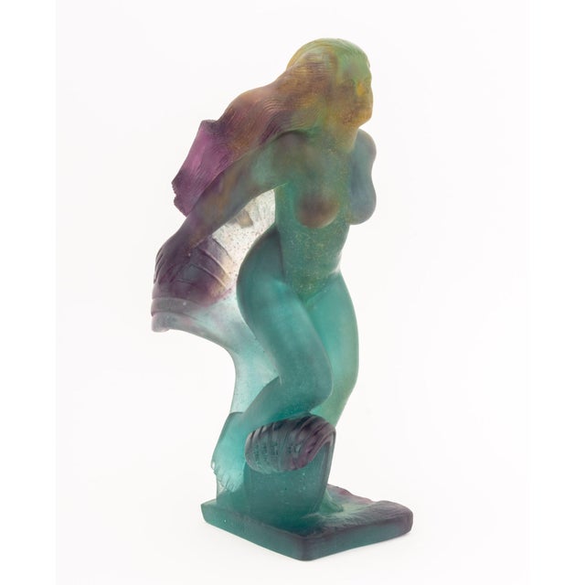 Daum Andre Deluol for Daum Pate-De-Verre Glass Sculpture For Sale - Image 4 of 14