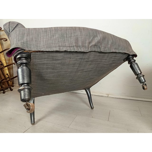 Napoleon III Duchess Brisé Armchairs , Set of 3 For Sale - Image 17 of 18