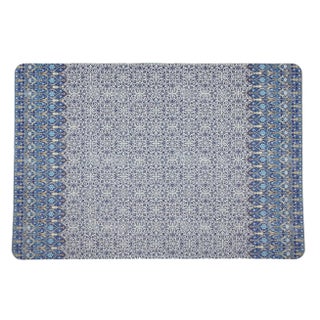 Nicolette Mayer Iznik Classic Rectangle Pebble Placemats, Set of 4 For Sale