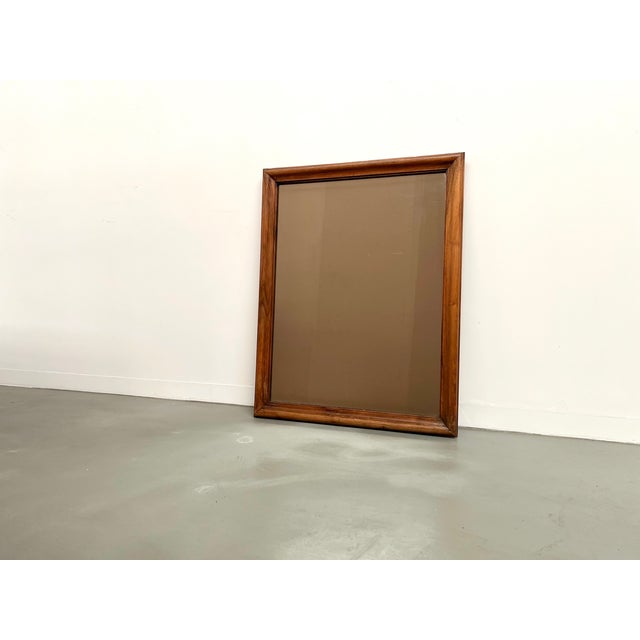 Antique Mirror in Walnut, 1900 For Sale - Image 3 of 15