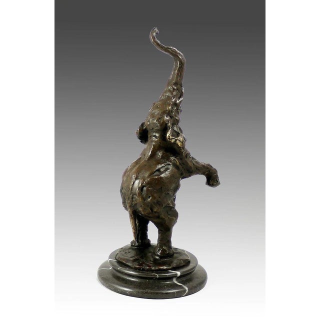 Bronze Animal Statue in the style of Rembrandt Bugatti For Sale - Image 4 of 6