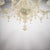 Large 8-Arm Ca’ Rezzonico Style Gold-Infused Opaline Murano Chandelier in the Manner of Giuseppe Briati For Sale - Image 9 of 18