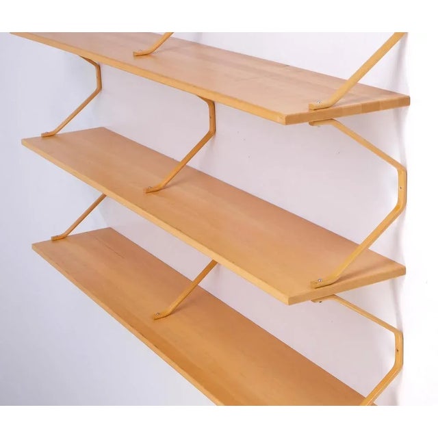 Shelves Model Mi 1050 attributed to Bruno Mathsson, Sweden, 1960s, Set of 2 For Sale - Image 10 of 13