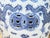 10" Chinese Blue White Porcelain Double Dragons Round Shape Stand Display Art For Sale - Image 18 of 18