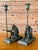 Pair of Maitland-Smith Sculptural Figurative Verdigris Patina Monkey Candlesticks For Sale - Image 10 of 12