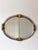 Silver Vintage Oval Silver Bevelled Mirror With Rose Accents For Sale - Image 8 of 10