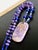 Statement Charoite and Lapis Lazuli Necklace With Sculptural Charoite Pendant a Wearable Work of Art For Sale In New York - Image 6 of 18