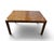 1980s 1980s Mastercraft Burl Wood & Inset Brass Parsons Dining Table With 2 Leaves For Sale - Image 5 of 10