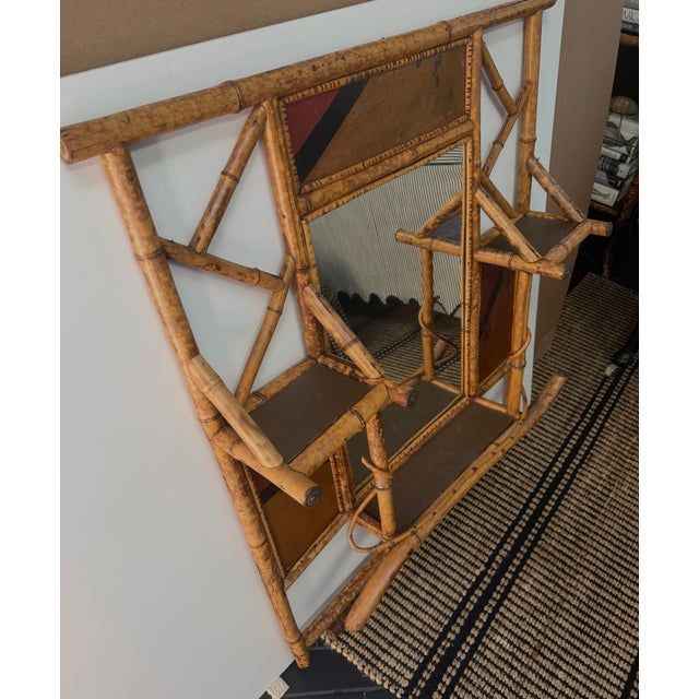 19th Century English Bamboo Mirror For Sale - Image 17 of 17