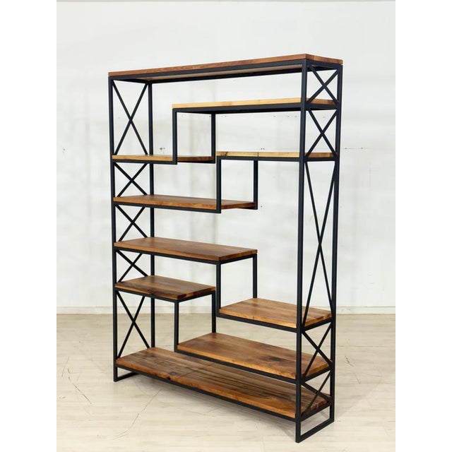 Mid-Century Modern Bookcase in Wood For Sale - Image 6 of 12