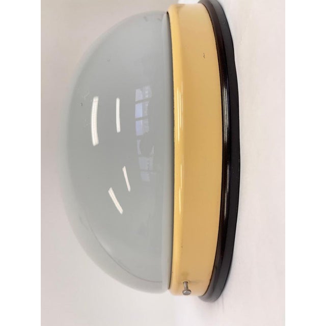 Gold Bauhaus Bakelite Ceiling Light, 1940s For Sale - Image 8 of 9