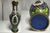 Asian Early 20th Century Oriental Cloisonne, Cinnabar & Satsuma Collection: Vase, Cups, Snuff Bottle For Sale - Image 3 of 10