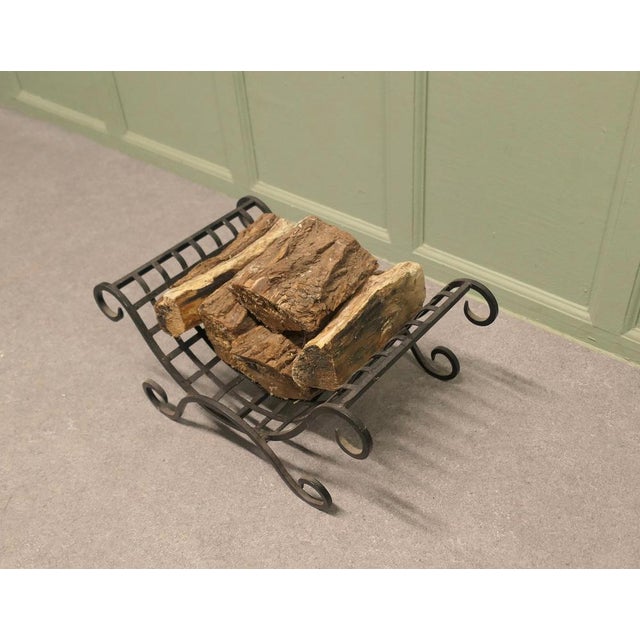 Cast Iron Log Carrier, 1960s For Sale - Image 3 of 8
