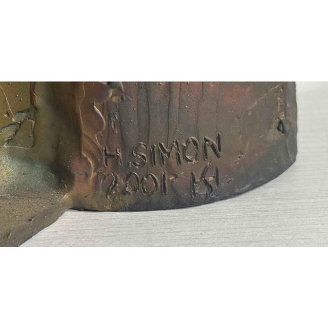 2000 - 2009 "Absolut/Halved & Flattened" — Abstract Bronze Sculpture, Herbert Simon Estate, 2001 For Sale - Image 5 of 6