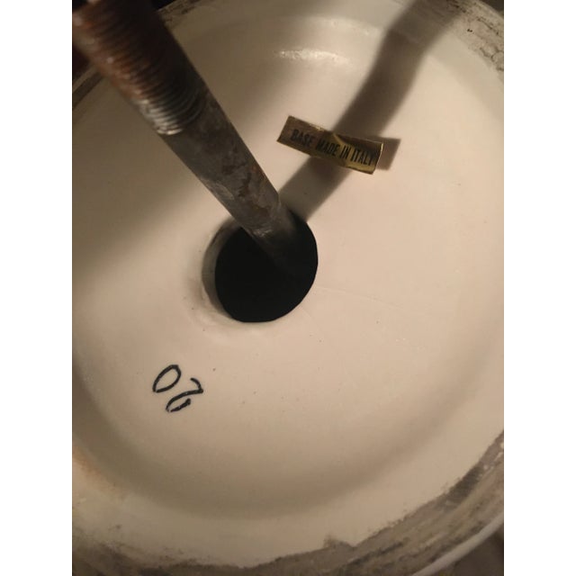 Marbro Style Blanc De Chine Table Lamp With Flowers For Sale - Image 12 of 13