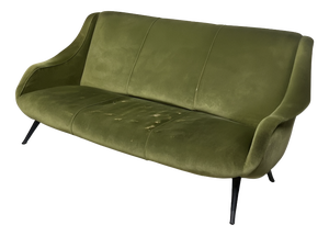 Vintage Italian Velvet Sofa, 1960s
