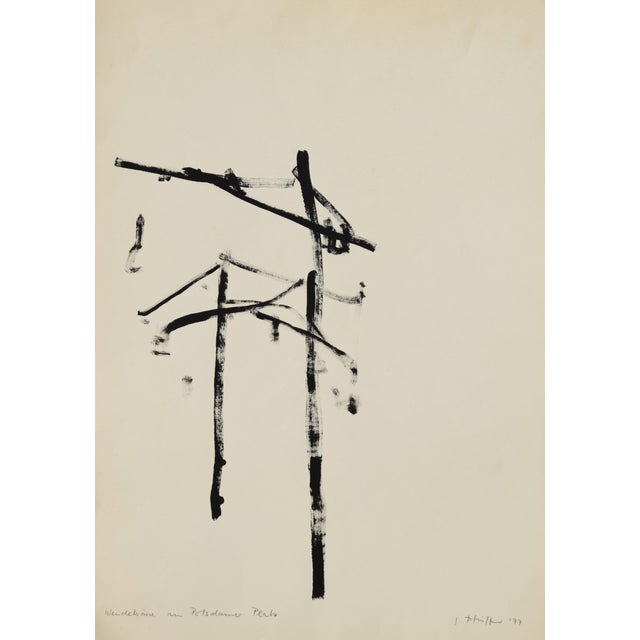Johannes Pfeiffer, Turntable Cranes at Potsdamer Platz, 1997, Acrylic on Board For Sale - Image 13 of 13