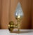 Bronze 1950's French Regency Bronze Hand Fist Torch Wall Sconce With Flame Shade For Sale - Image 8 of 14