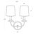 Southern Living Fisher Steel Double Sconce, Gold For Sale In Detroit - Image 6 of 7
