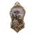 French Romantic Tapestry Wall Art With Ornate Gold Leaf Frame – Pastoral Love Scene For Sale