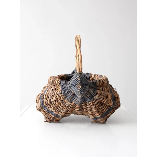 Vintage Buttocks Basket For Sale - Image 6 of 12