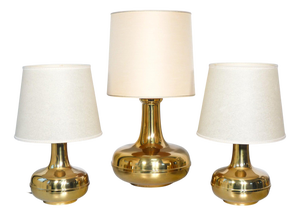 Italian Table Lamps, 1970s, Set of 3