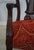 Set of 8 John Widdicomb Mahogany Inlaid Lyre Back Dining Chairs W. New Upholstery For Sale - Image 9 of 18