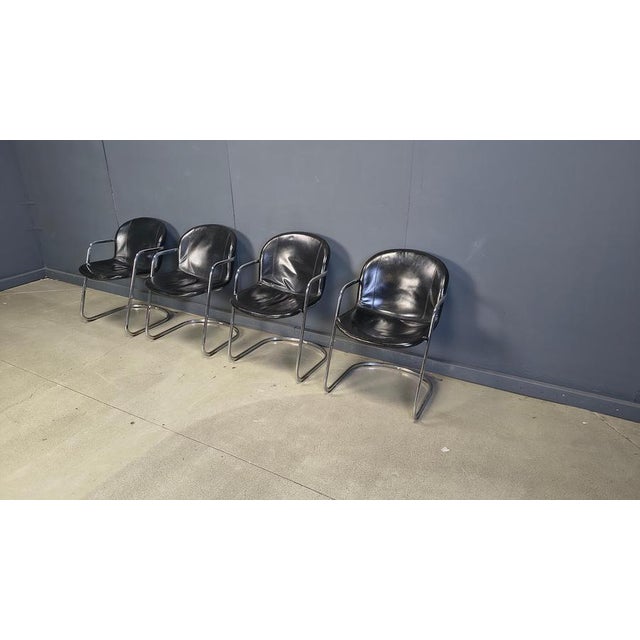 Dining Chairs by Gastone Rinaldi for Thema, Italy, 1970s, Set of 4 For Sale - Image 10 of 15