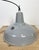 British Industrial Grey Enamel Factory Pendant Lamp, 1960s For Sale - Image 10 of 17