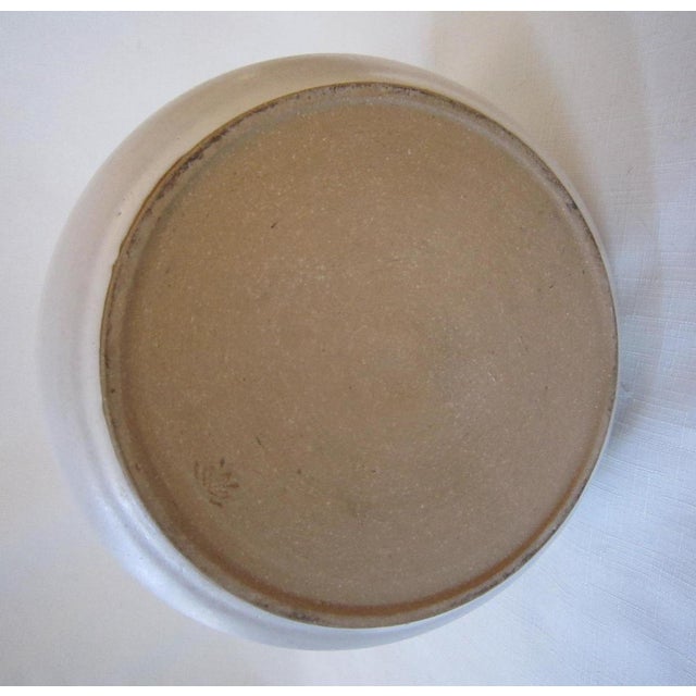 Asian Michael Anderson Mid Century Vase, Asian Relief For Sale - Image 3 of 6