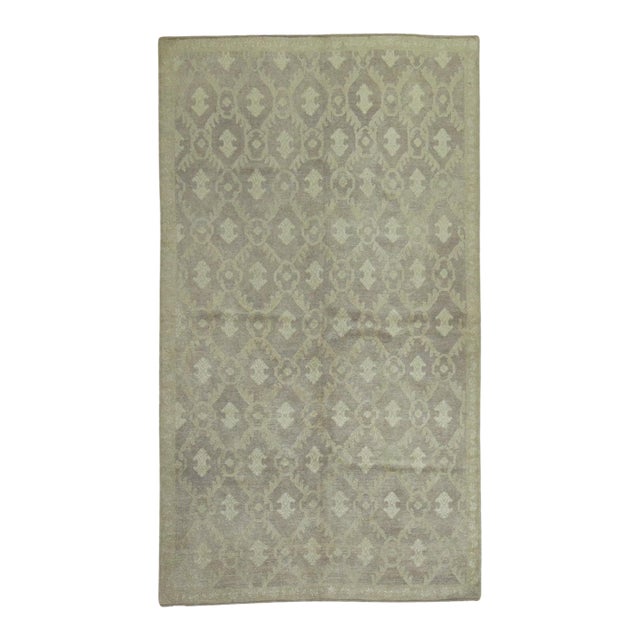 Vintage Zabihi Collection Turkish Konya Decorative Rug For Sale