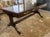 Animal Skin Maitland-Smith Embossed Leather Wrapped Partners Desk W/ Brass Hardware For Sale - Image 7 of 18