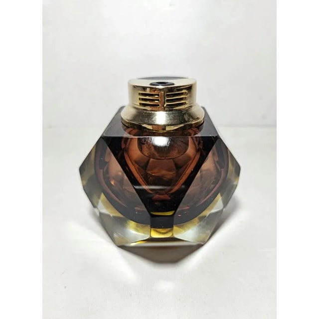 Italian Glass Table Lighter, 1970s For Sale - Image 6 of 8