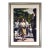 Large Watercolor Painting of People Walking in Park by Stephen Horvath 1949 For Sale