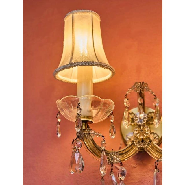 Theresian 2-Armed Wall Sconce For Sale - Image 8 of 11