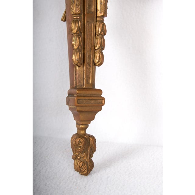 Patinated Bronze Two-Light Classical Sconce For Sale - Image 4 of 10