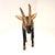 Antique Wood Parcel Gilt Sculpture of an Ibex, 1900 For Sale - Image 4 of 11