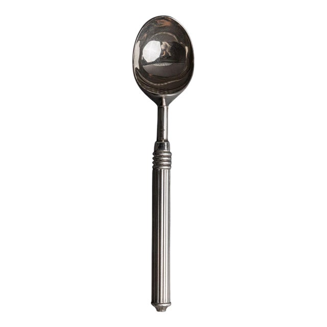 Vintage Silver-Plated Ice Cream Scoop, 1930s For Sale
