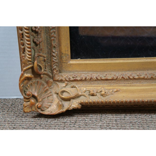 Wine Glasses in a Basket Still Life Oil Painting After Sebastian Stoskopff 27" For Sale - Image 9 of 12