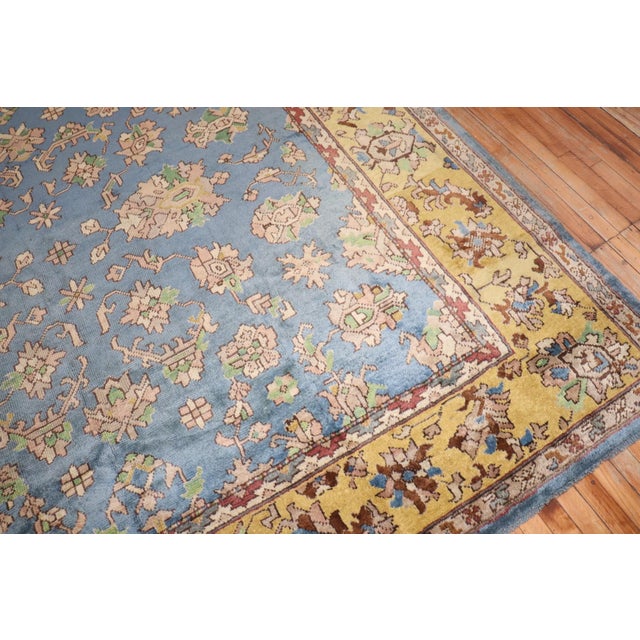 Large Antique Turkish Oushak Rug - 11'2" x 16'1" For Sale - Image 10 of 10