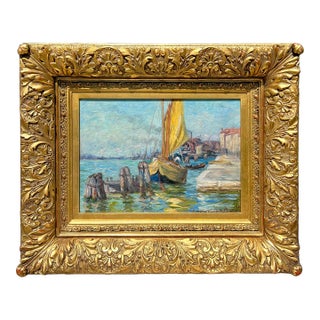 "View of Venice," 1910 by American Impressionist Elizabeth Gowdy Baker (1860-1927) For Sale