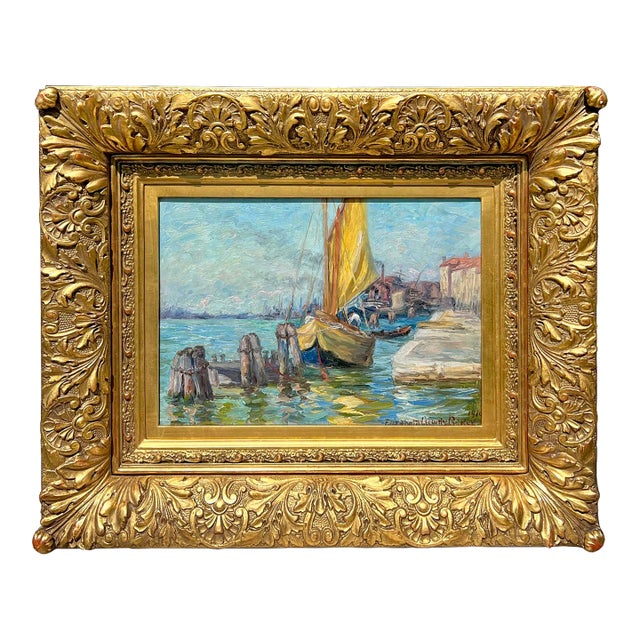 "View of Venice," 1910 by American Impressionist Elizabeth Gowdy Baker (1860-1927) For Sale