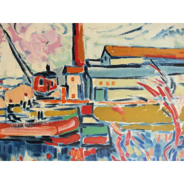 Modern Maurice de Vlaminck, La Seine à Chatou, Lithograph For Sale - Image 3 of 5